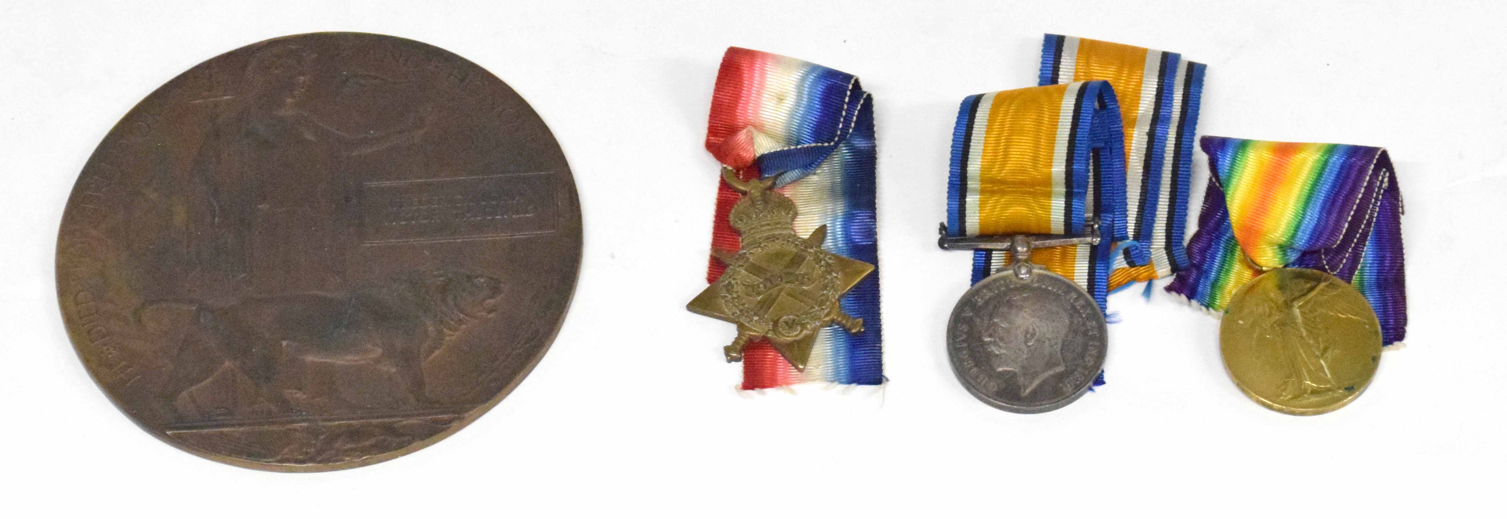 Great War/WWII family group of medals comprising WWK casualty trio to 451232 Rifleman Frederick, - Image 2 of 8