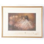 Marlie Dry (xx), inscribed verso – pair of pastels “Just a little more lipstick” and “Waiting in the