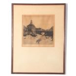 Alfred Blundell, Print signed in margin, Customs House, Kings Lynn, No. 75/200, 24 x 25cm