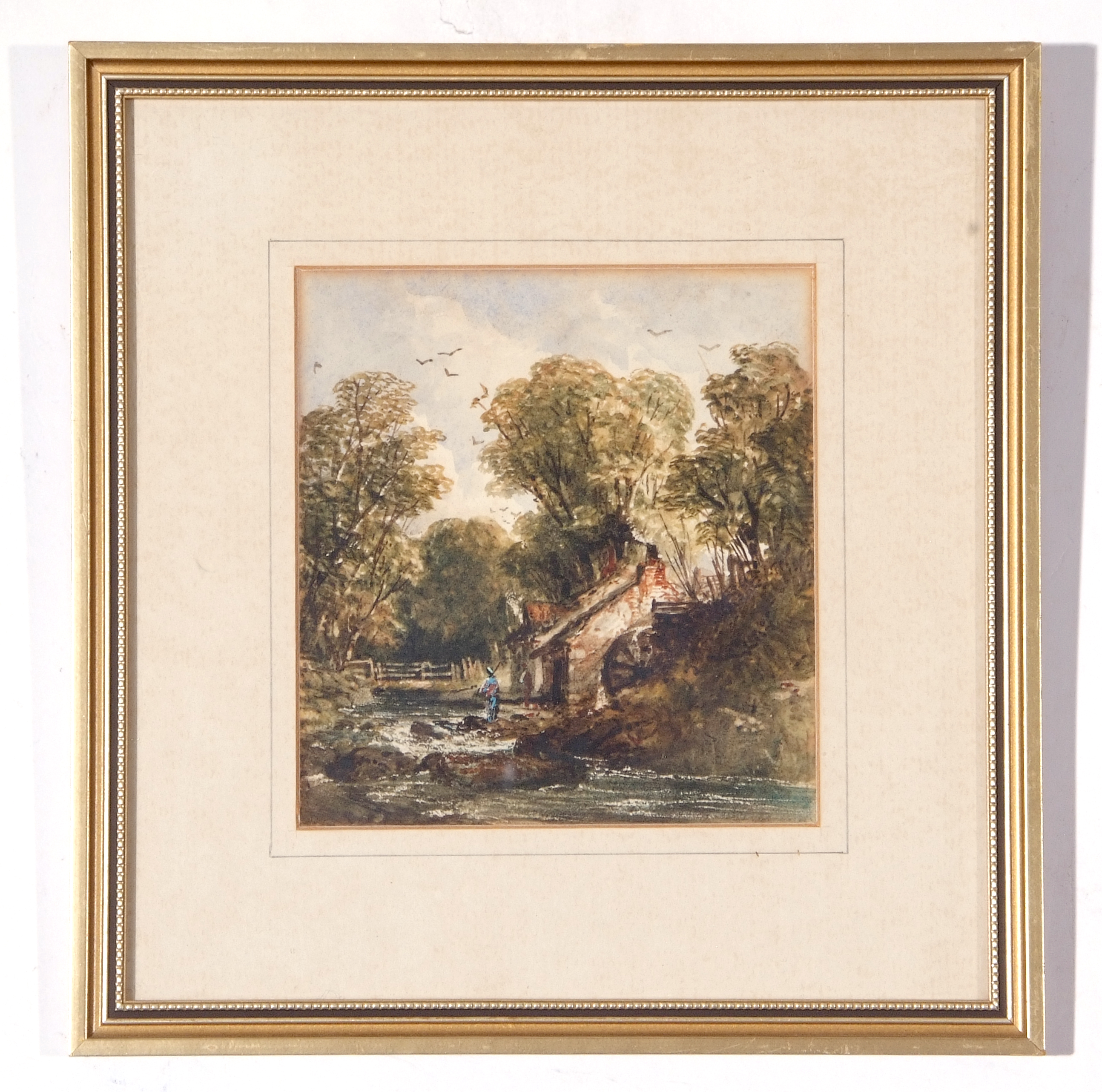 C19th British School, three small framed unsigned Watercolours, various sizes