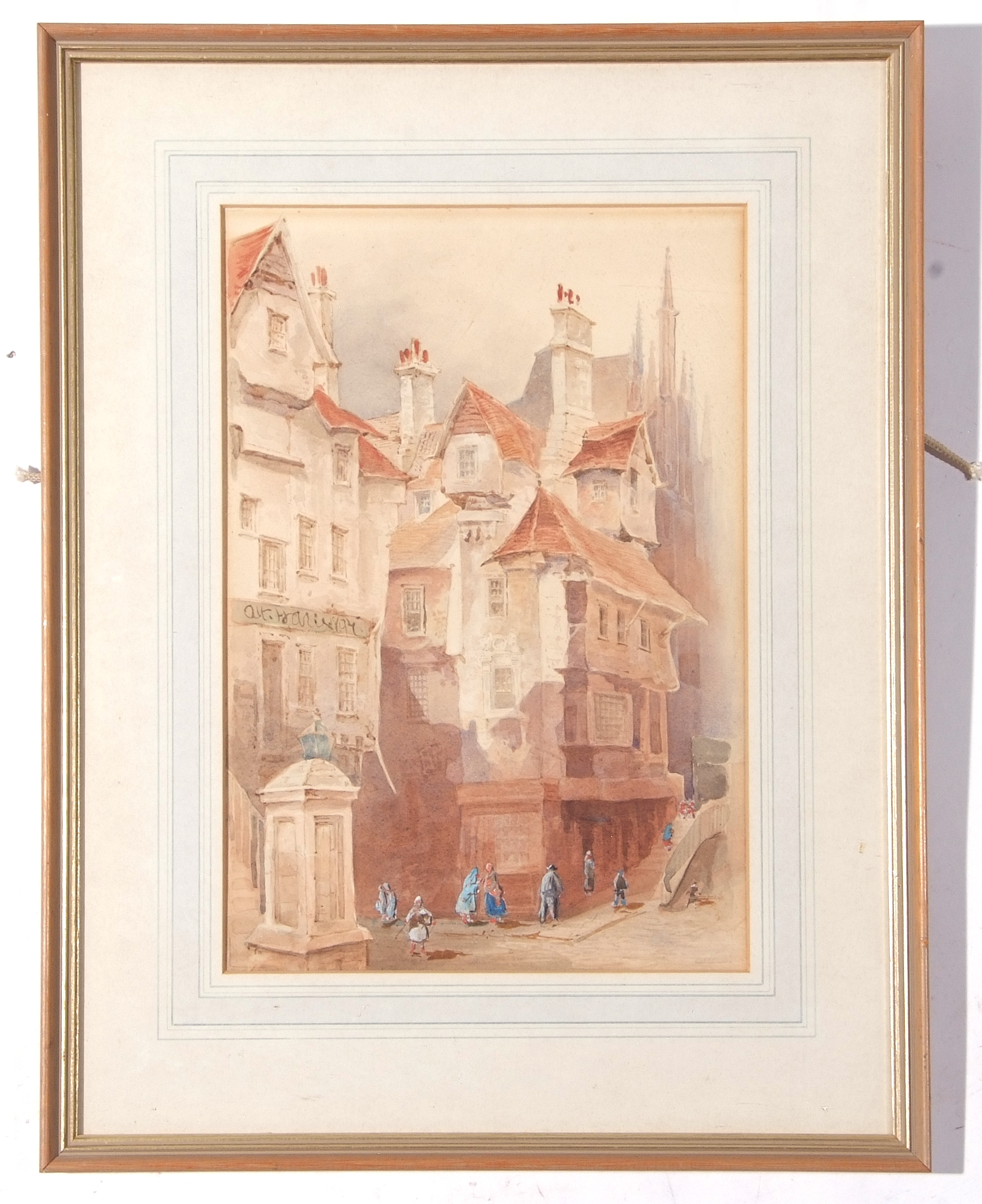 Arthur Harris (ex 1891-1897), Watercolour, continental Town Scene, sig & dated 1894, 33 x 23cm