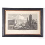 C19th French Engraving, L F Cassas, "Ruines de la Ville d'Alexandrie",30 x 45cm