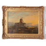 Henry Loopey Bright (xix), signed oil on canvas – “St Benet’s Abbey”, 39 x 55cm