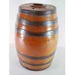 19th century stoneware spirit barrel stamped "E Williams, Ferry Street Pottery, Lambeth" (some