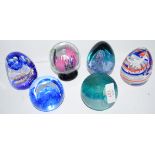 Group of paperweights, Caithness, including some limited edition examples, Millennium Vision 339,