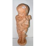 Plaster model of a young girl, 70cm high