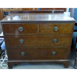 A Waring & Gillow chest of two short over two long drawers, width approx 92cm
