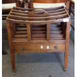 Mahogany Canterbury, length approx 46cm