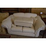 MODERN TWO SEATER SOFA, LENGTH APPROX 165CM