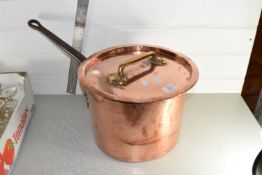 LARGE COPPER COOKING PAN