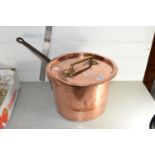 LARGE COPPER COOKING PAN