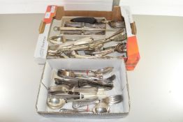 TWO BOXES CONTAINING CUTLERY