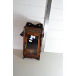 SMALL SMOKER'S CABINET, HEIGHT APPROX 31CM
