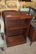 SMALL OPEN BOOKCASE, WIDTH APPROX 60CM