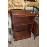 SMALL OPEN BOOKCASE, WIDTH APPROX 60CM