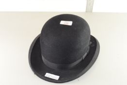 VINTAGE BOWLER HAT LABELLED FOR BOOTH & CO, NORWICH