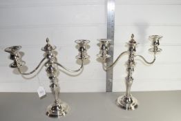 PAIR OF CANDELABRA