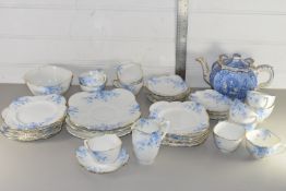 HAND FINISHED GILT TRIMMED TRANSFER PRINTED PART SANDWICH SET