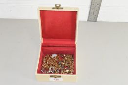 BOX CONTAINING COSTUME JEWELLERY