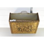 BRASS ENCASED NEWSPAPER BOX