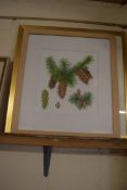 THREE VARIOUS BOTANICAL WATERCOLOURS BY SUSAN DALTON SBA, LARGEST APPROX 44CM