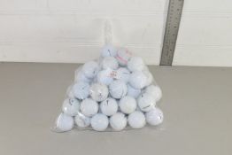 BAG CONTAINING 50 GOLF BALLS