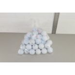 BAG CONTAINING 50 GOLF BALLS