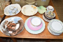 QTY OF CERAMICS INCLUDING NORITAKE COFFEE CANS, ALFRED MEAKIN SERVING BOWL, PLATES ETC