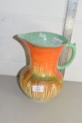 SHELLEY SUNBURST DECORATED WATER JUG, HEIGHT APPROX 23CM