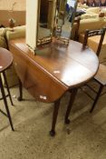 GATE LEG TABLE, WIDTH APPROX 84CM