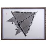 AR Colin Self (born 1941), "Stealth Bomber II"¦black and white etching, signed, dated 2 Nov 2005,