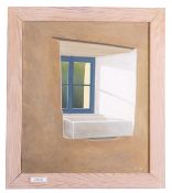 Sarah Devereau, Kitchen Window, Oil on canvas, signed, dated, 23.5 x19.5ins.