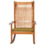 Circa 1960s rustic style rocking chair