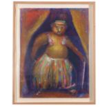 AR Jane Langley (20th century), Star of stage and screen, oil on paper, signed and dated 1987