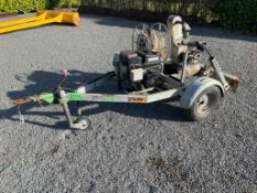Cable puller trailer