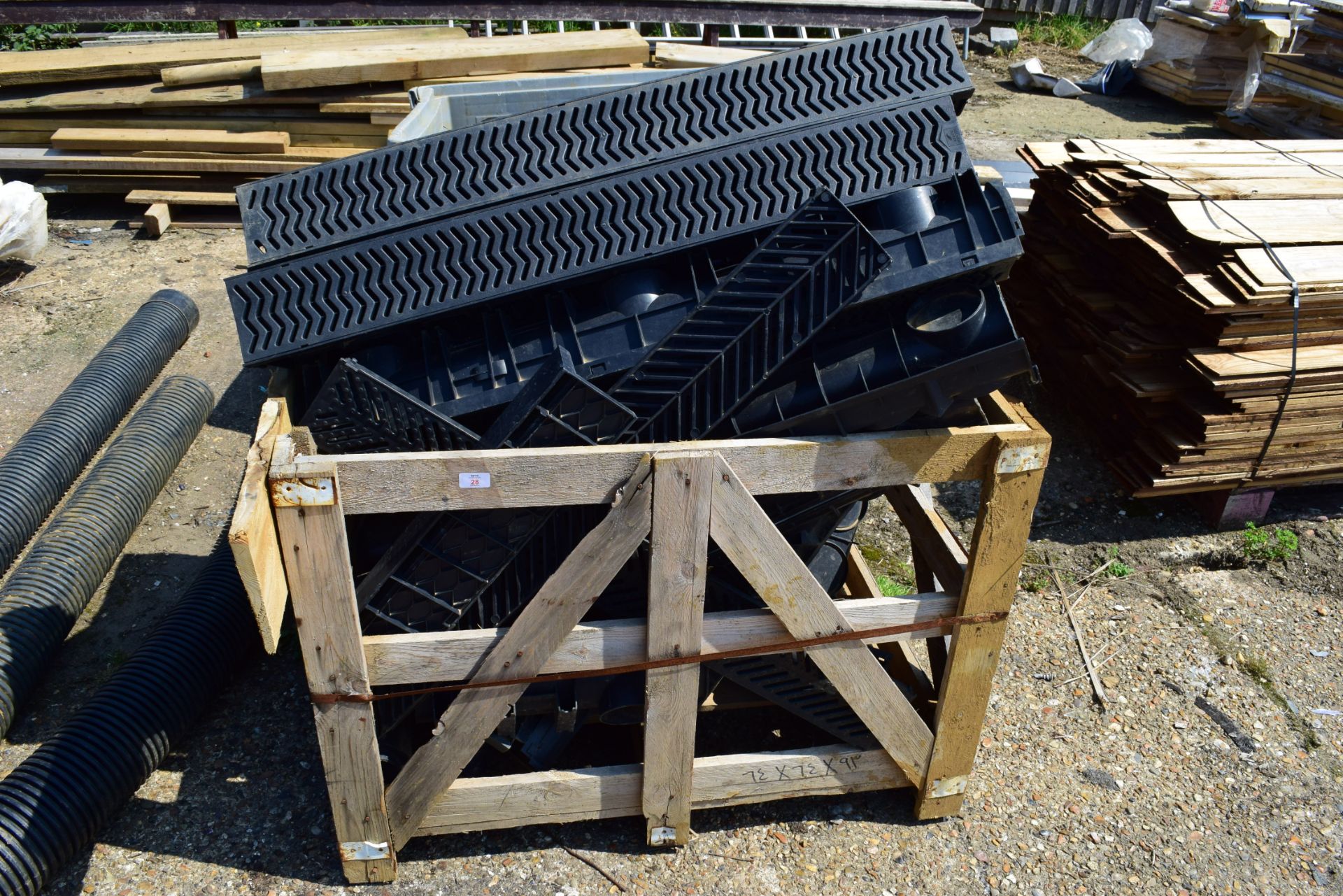 LARGE QUANTITY OF DRAINAGE GULLEYS