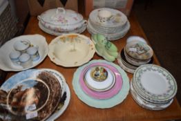 QTY OF CERAMICS INCLUDING NORITAKE COFFEE CANS, ALFRED MEAKIN SERVING BOWL, PLATES ETC