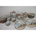 EARLY 20TH CENTURY JAPANESE EGGSHELL TEA SERVICE