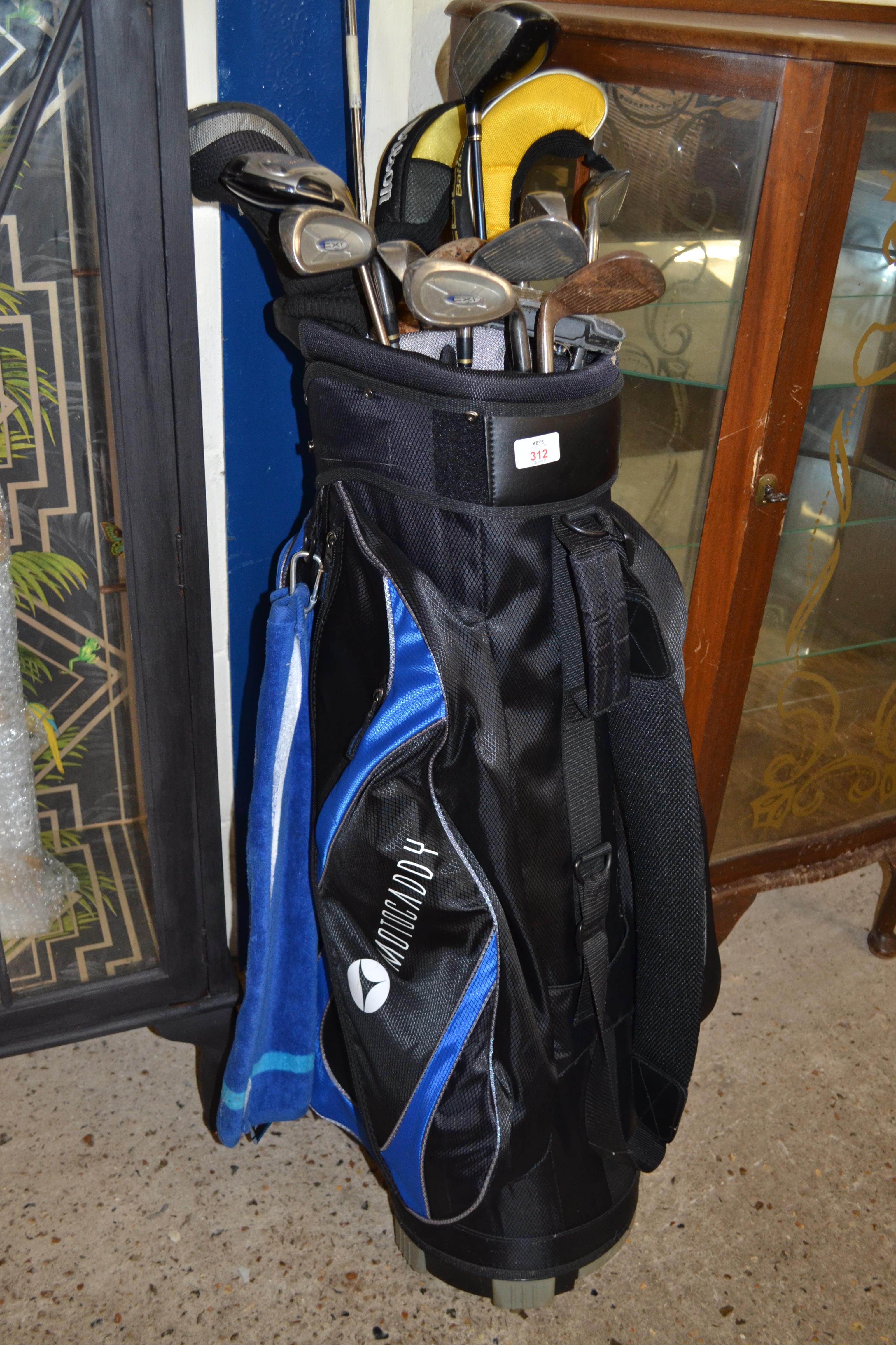 CASE VARIOUS ASSORTED GOLF CLUBS