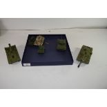 COLLECTION OF DINKY, CORGI, MODEL TANKS