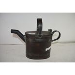 VINTAGE COPPER HOT WATER JUG WITH RIBBED DECORATION