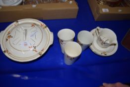 QTY OF ALFRED MEAKIN FLORAL DECORATED TEA WARES