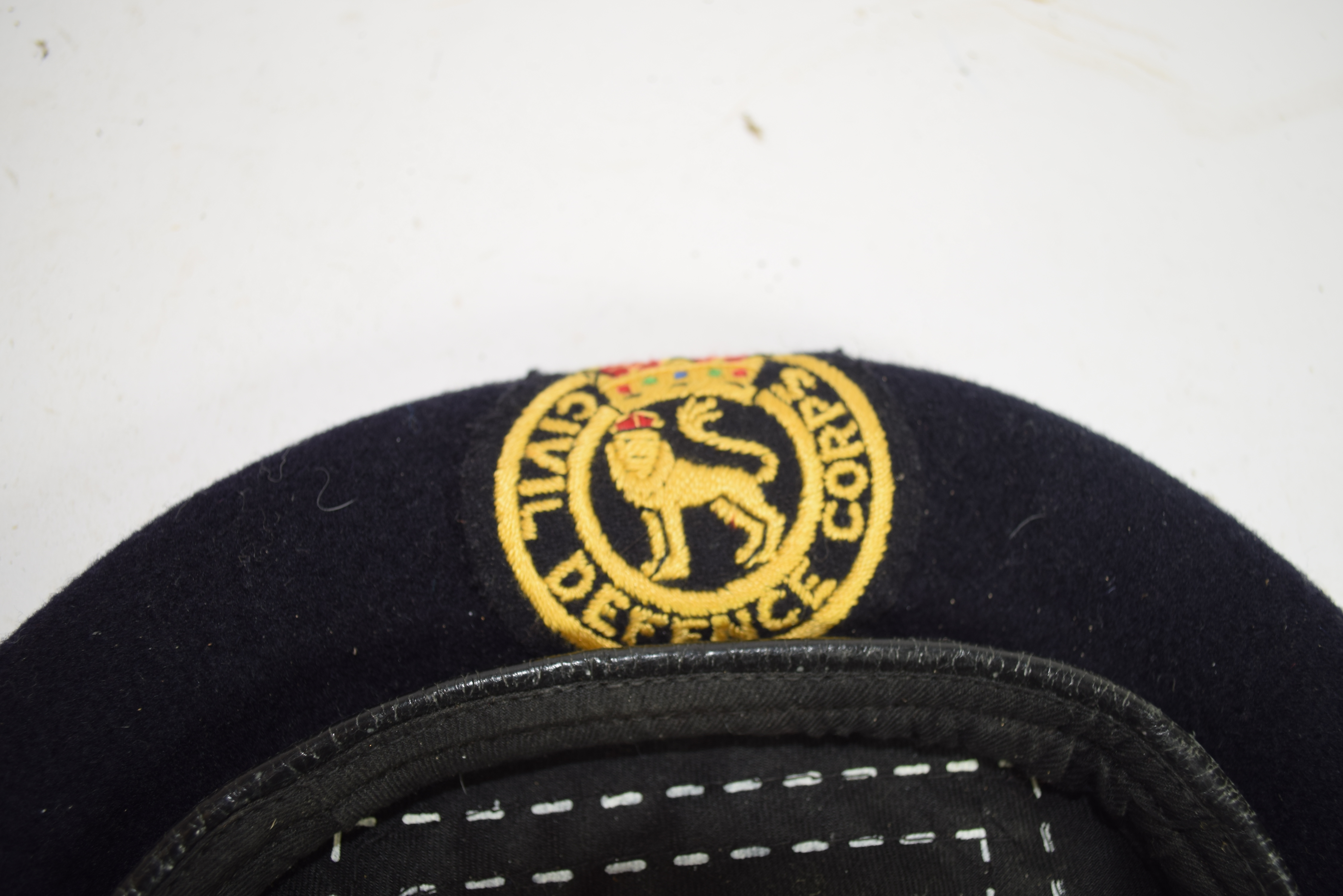 VINTAGE CIVIL DEFENCE CORPS BERET AND ONE OTHER - Image 3 of 3