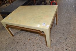 DECO STYLE COFFEE TABLE, APPROX 85 X 60CM