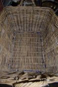 LARGE WICKER BASKET