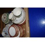 MIXED LOT: CERAMICS TO INCLUDE QTY SPODE CHINESE ROSE DINNER WARES TOGETHER WITH A QTY OF HAVILAND &