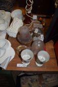 QTY OF VARIOUS HOUSEHOLD CERAMICS AND OTHER ITEMS INCLUDING ROYAL COMMEMORATIVE WARES ETC
