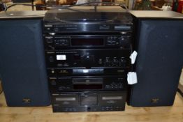 TECHNIKS HI-FI SYSTEM WITH SPEAKERS