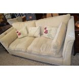 LARGE THREE SEAT MODERN SOFA, LENGTH APPROX 201CM