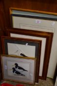 MIXED LOT: ASSORTED PICTURES TO INCLUDE FRAMED STUDY OF THE DEVIL, STILL LIFE STUDY HAND HOLDING A